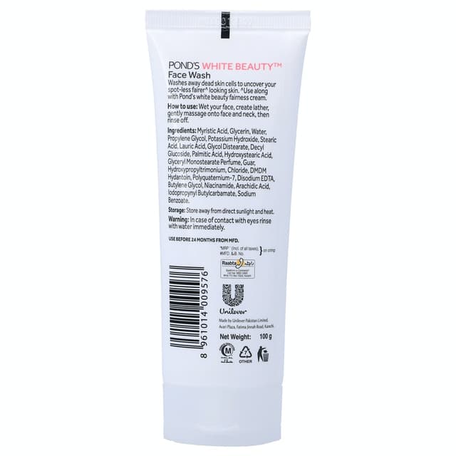 Pond's White Beauty Spot-Less Fairness Face Wash 100g