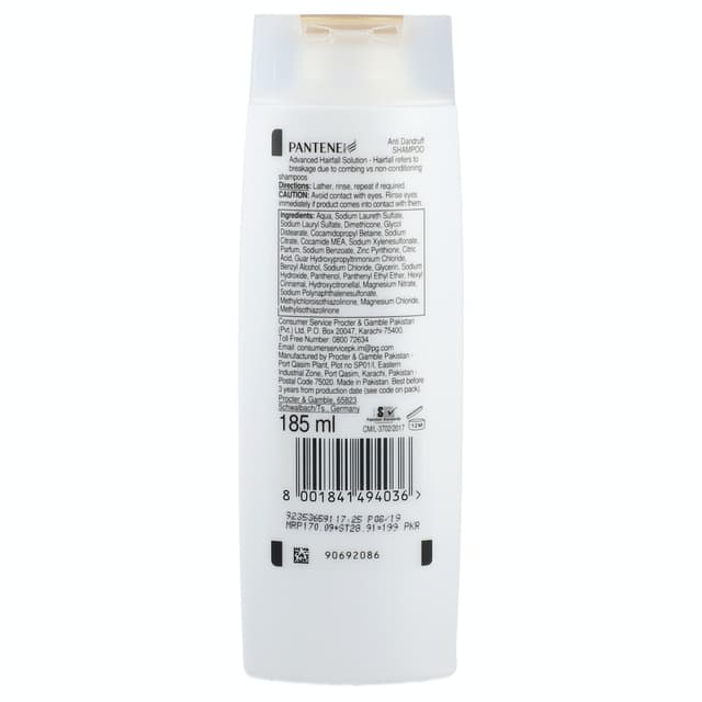PANTENE ANTI DANDRUF 200ML